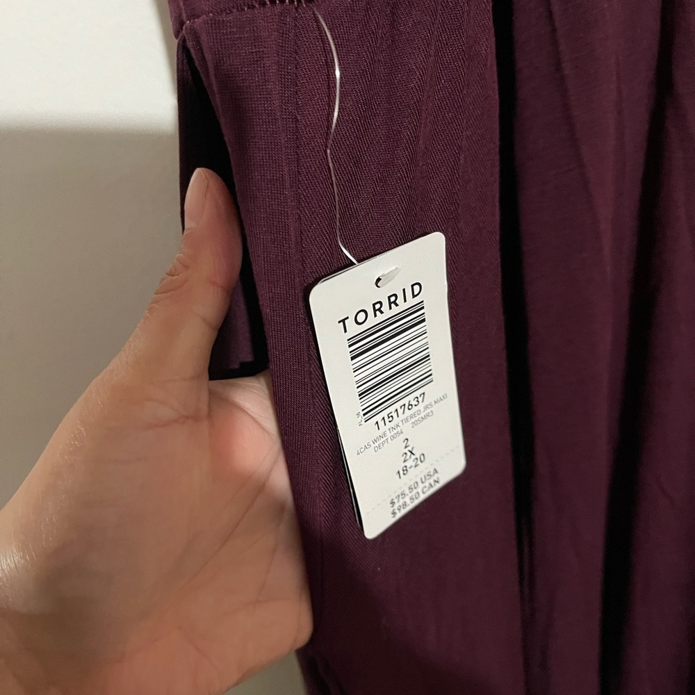 NWT| Torrid tiered Maxi dress ❤️ - Picture 4 of 4